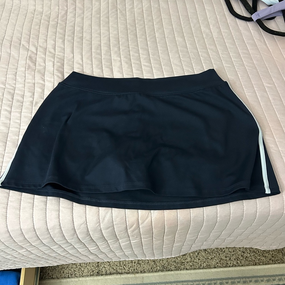 Gilly Hicks Black Mini Skirt with White Accents